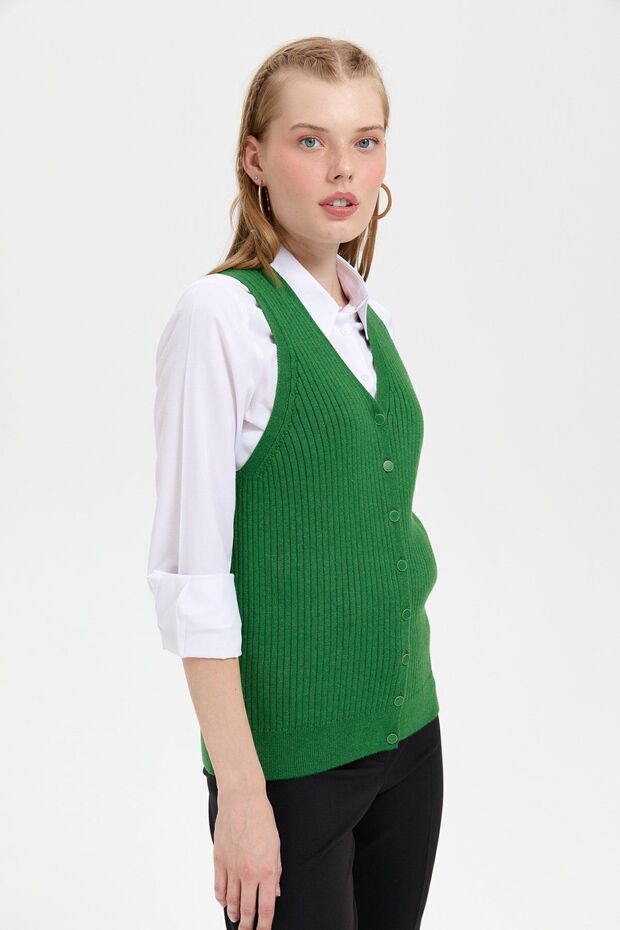 Women's V-Neck Seamless Vest K.Yosun