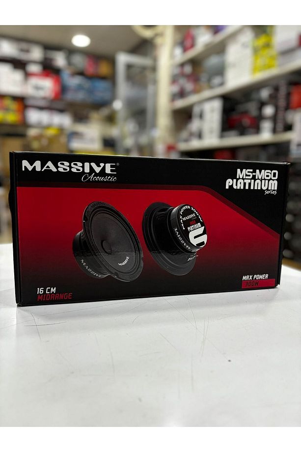 Ms-m60 Çifti 600 Watt 200 Rms 16cm Midrange Oto Hoparlör 1 Takım 2 Adet - 2