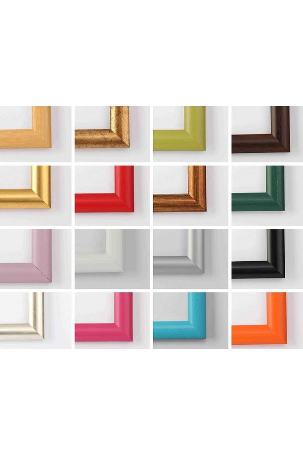 Standart A4 Çerçeve 21,0 X 29,7 Cm Iç Ölçü. Camlı 22 Mm Çerçeve - 7