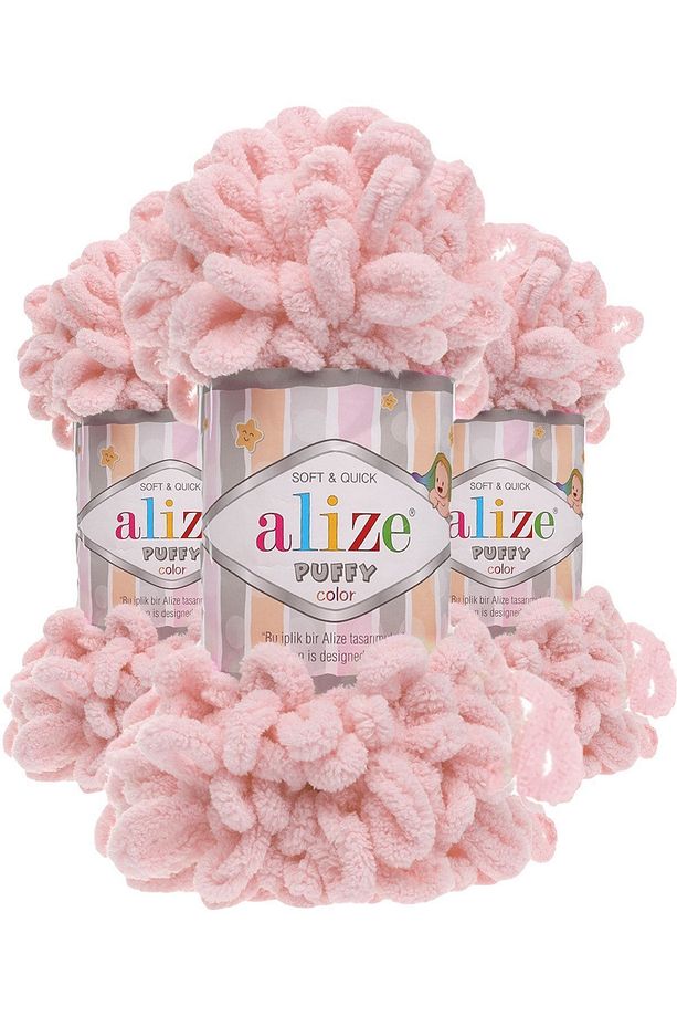 Puffy Pudra El Örgü İpi 5 Adet 161 - 1