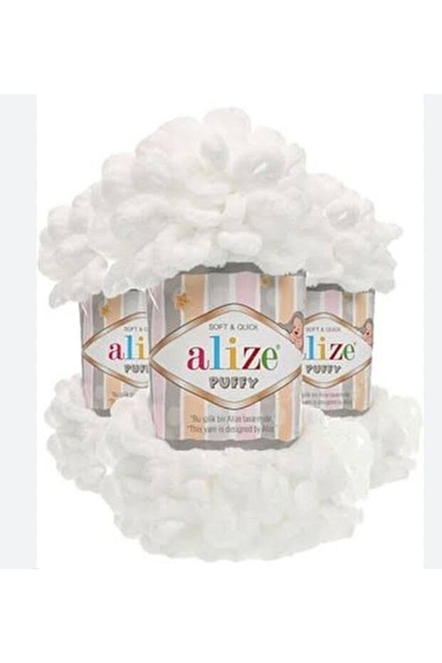 عبوة من 5 قطع بيضاء منتفخة - 1