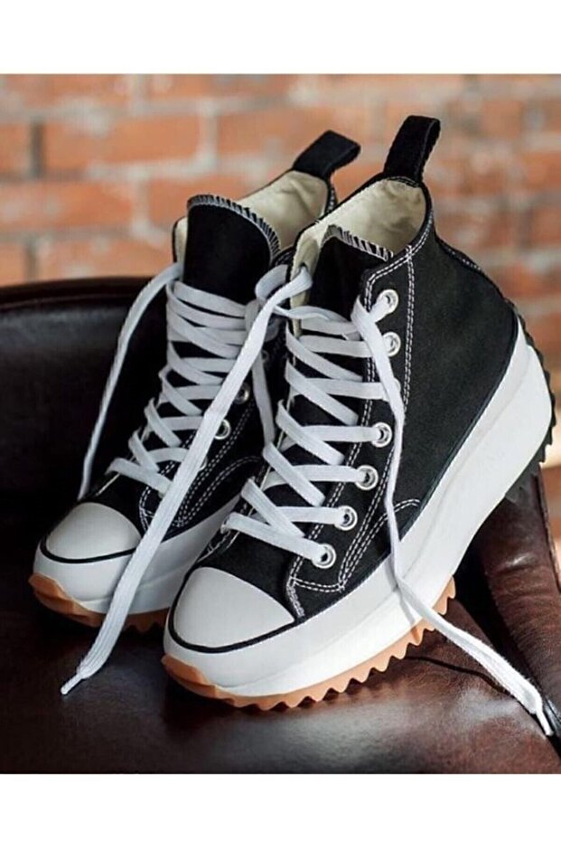 Černá - Unisex plátěné tenisky Adasu Wanderson Run Star - 3