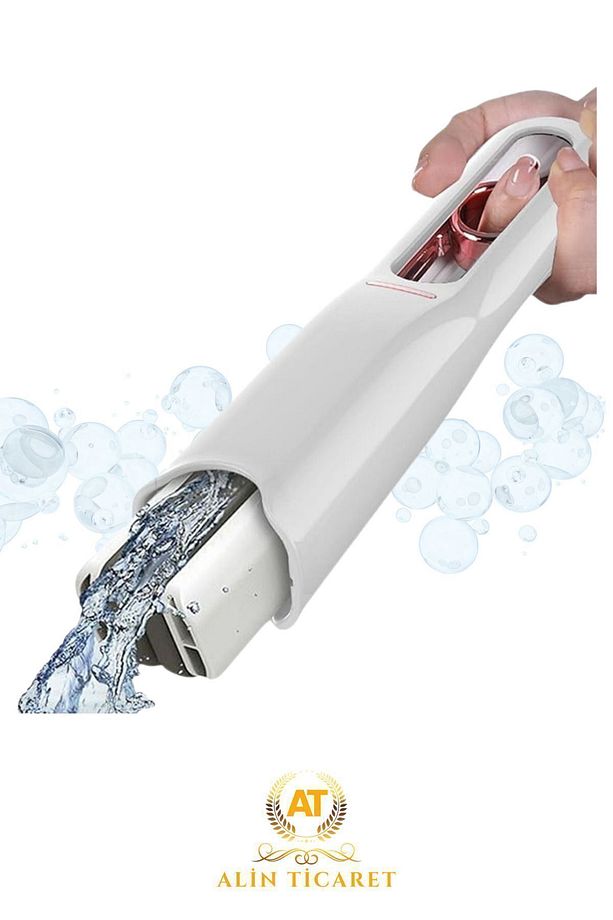 Taşınabilir Mini Mop Kendinden Sıkmalı Mini Temizlik Paspası / Mutfak-Araba-Banyo-Camlarda Kullanım - 3