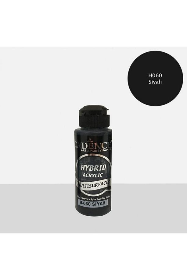 Hibrit Multisurface Akrilik Boya 120 Ml H060 Siyah - 1