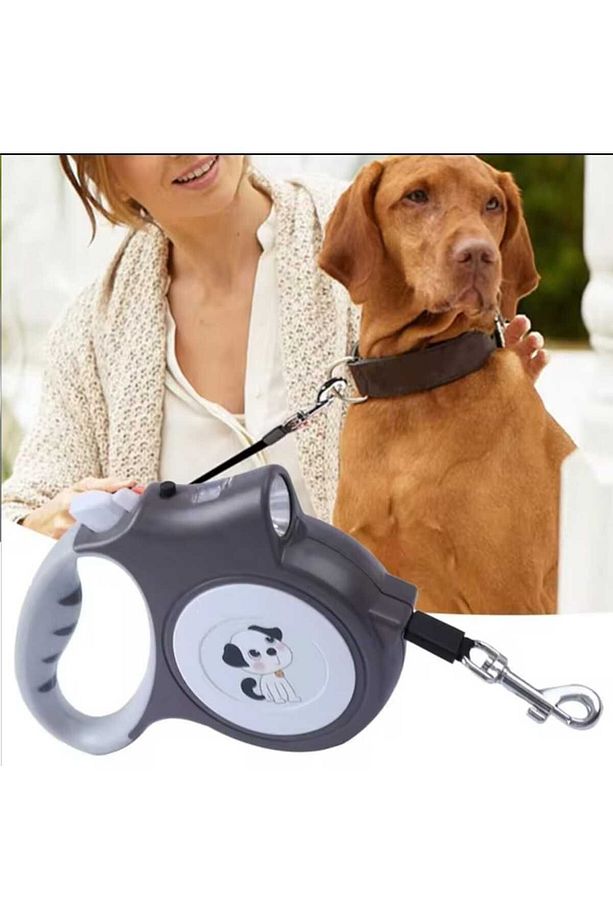 Led Işıklı 5 Mt Köpek Gezdirme Yürüyüs Tasması - 1
