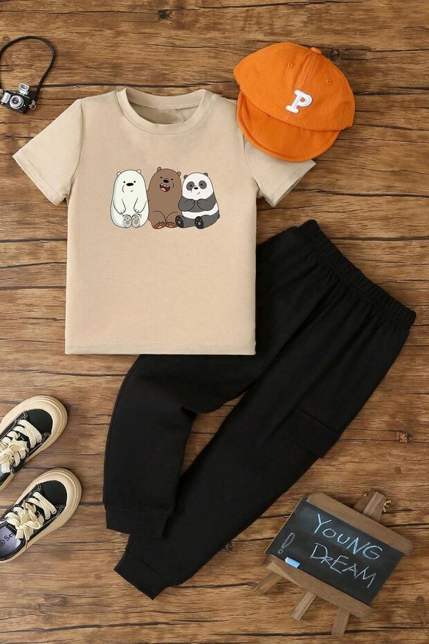 Kids Wee Bears Bottom - Top Tracksuit Set