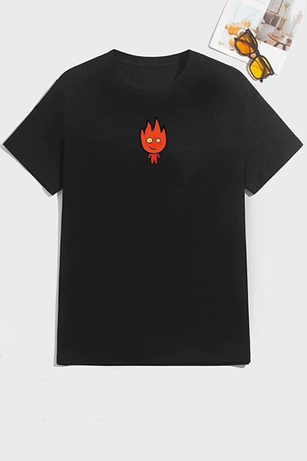 Unisex Fire Avatar Printed T-shirt