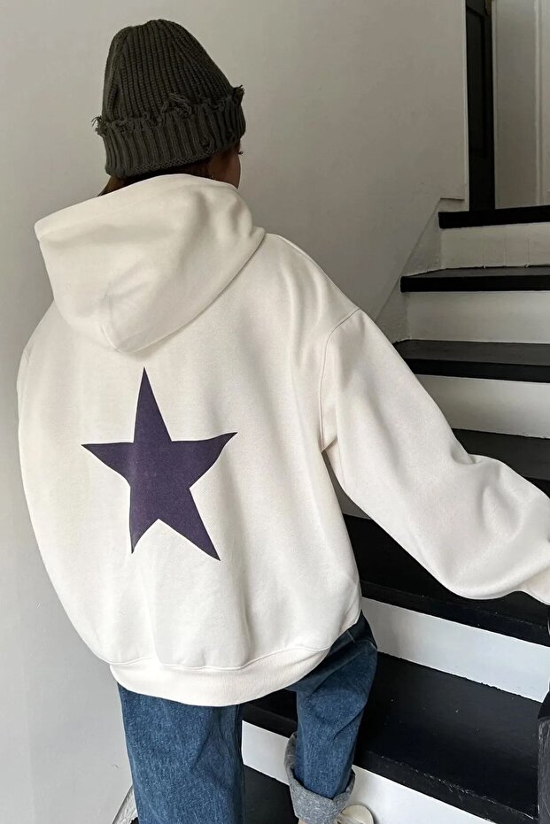 Unisex Star Printed Sweatshirt
