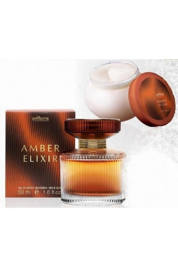 Amber Elixir Edp 50 Ml+ Amber Elixir Parfümlü Vücut Kremi 250 Ml - 1