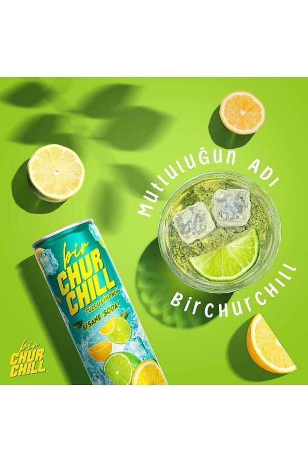 BİR CHUR CHİLL TUZLU LİMONLU EFSANE SODA 12 ADET X 250ML (ÇÖRÇIL) - 2