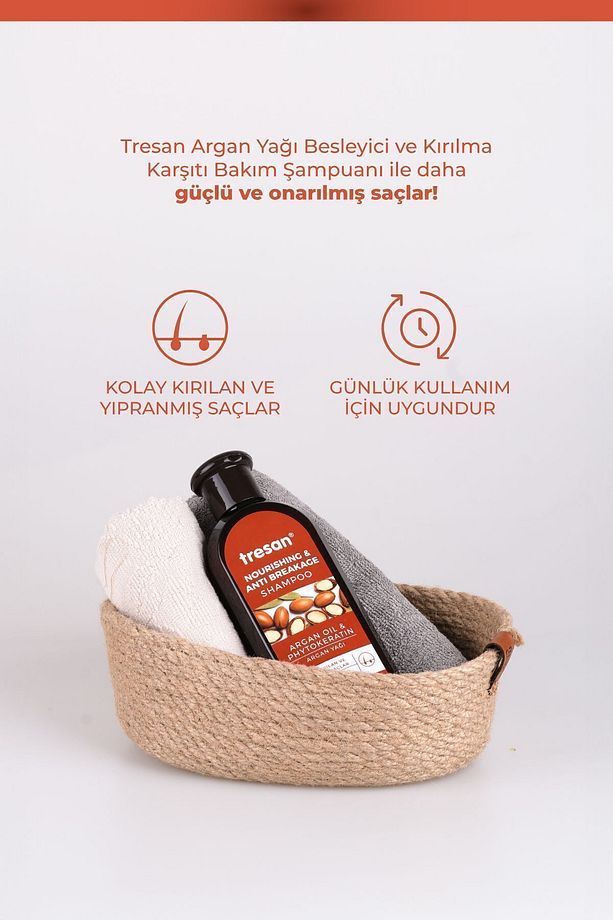 Argan Yağlı Ve Kırılma Karşıtı Bakım Şampuanı 300 ml X 2 Adet - 3