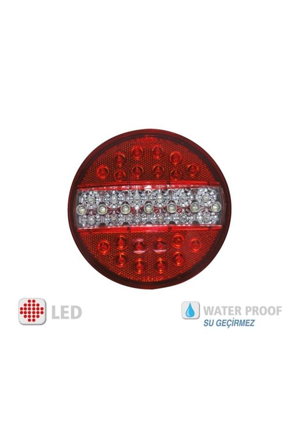 Hamburger Tip Ledli Stop Lamba 12 Volt 4 Modlu 6 Adet - 4