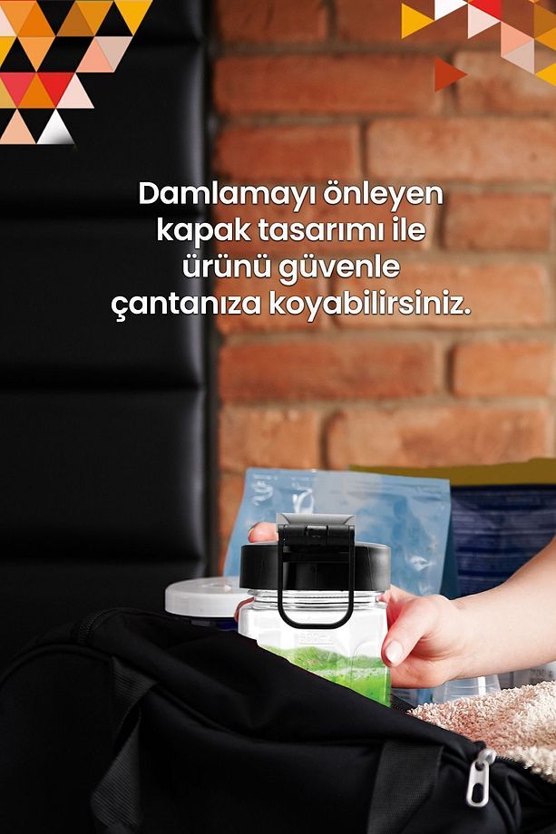Inox Kişisel Personal Smoothie Blender 2 Adet Bpa Free Tritan Şişeli - 6