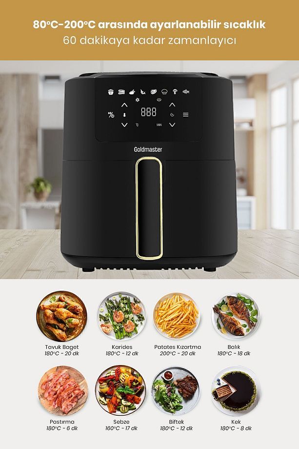 Avantajlı İkili Set XL Airfryer Hava Fritözü 1500 Watt 1.5 Litre 3in1 Multi Blender Set - 3