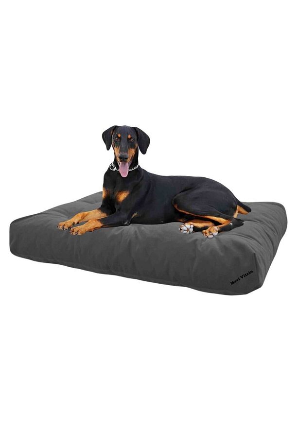 Ultra Soft Large Büyük Irk Köpek Yatağı Elyaf Dolgulu Yıkanabilir Kumaş - 1