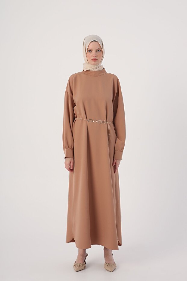 Šaty Earth Belt s oválnými rozparky na bocích - 2