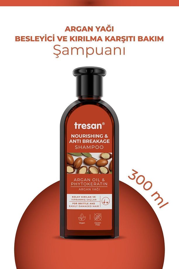 Argan Yağlı Ve Kırılma Karşıtı Bakım Şampuanı 300 ml X 2 Adet - 2