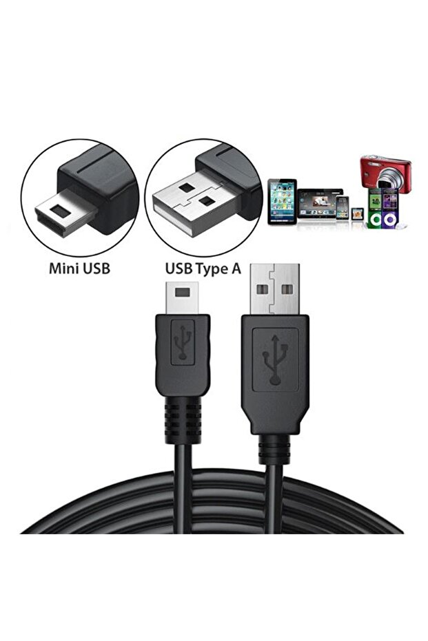 Ps3 Uyumlu Şarj Kablosu 1 METRE - 1