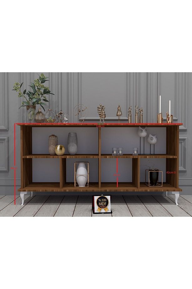 Celta Konsol,TV Ünitesi,Dekoratif Dolap,Vitrin,%100 MDF,Kolay Kurulum - 5