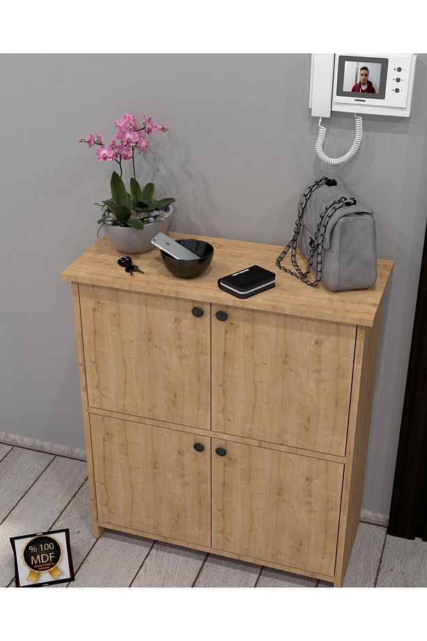 Torre Ayakkabılık,%100 MDF,Kolay Kurulum,ÇokAmaçlı Dolap - 3