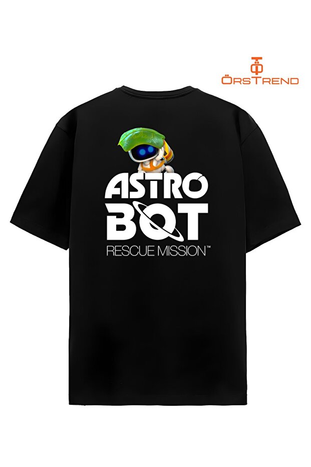 Astro Bot Baskılı Oversize Tişört - 3