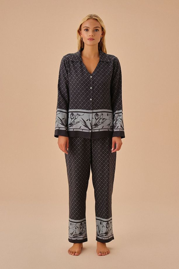 Fall Maskülen Pijama Takımı - 1