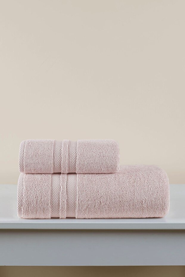 Serenity 100% Cotton Premium 2-Piece Towel Set Sand 50X90 - 70X140