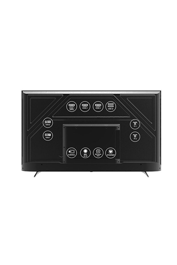YE-65020GFSG5 65" 165 Ekran Uydu Alıcılı 4K Ultra HD Google Android Smart LED TV - 6
