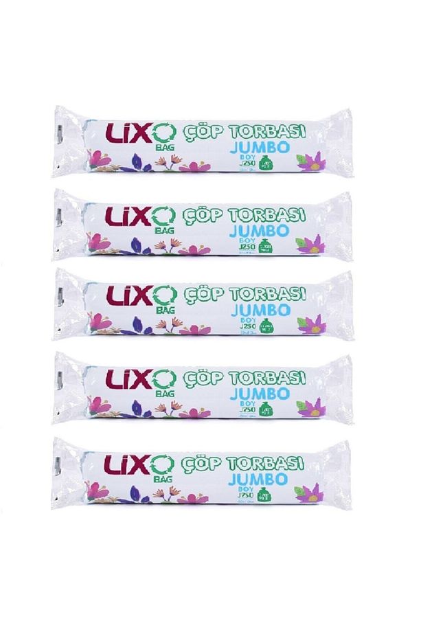 Jumbo Boy 90 Lt Çöp Poşeti 5 Paket 50 Adet 80*110 Cm - 1