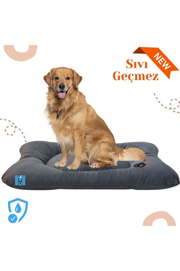 Sıvı Geçirmez Silinebilir Soft İç Ve Dış Mekan Büyük Irk Köpek Yatağı - 1