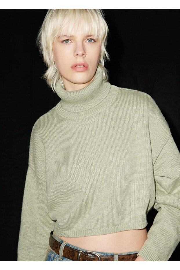 Balıkçı yaka triko kazak - 5