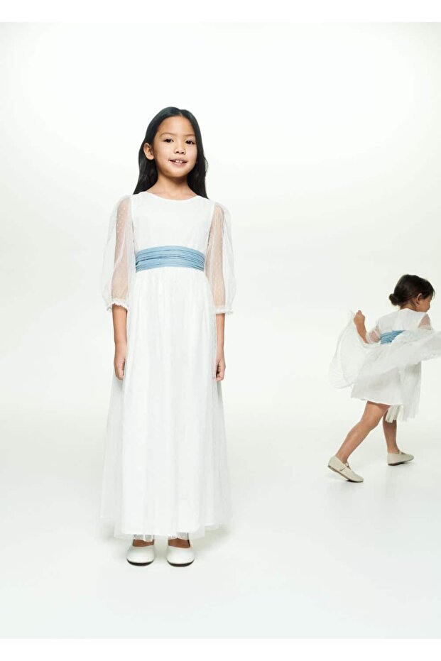 Fiyonklu Plumeti Elbise - 5