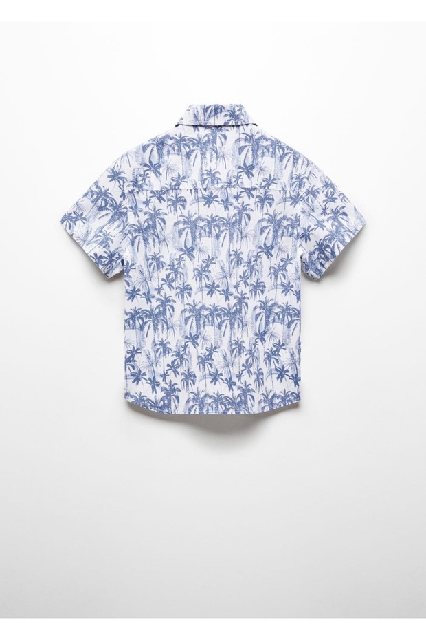 Hemd mit Palmenmuster - 4