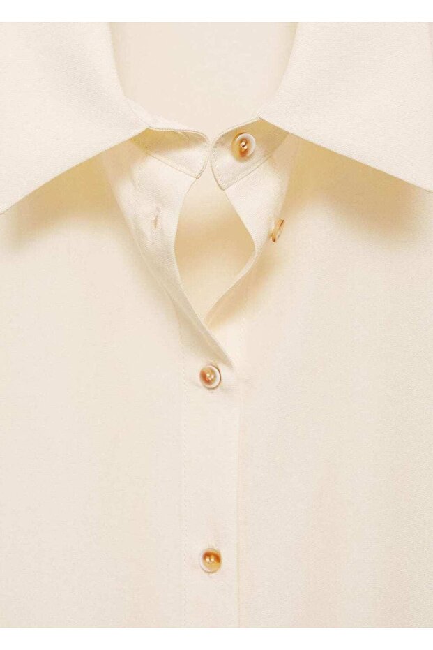 Kısa kollu lyocell gömlek - 8