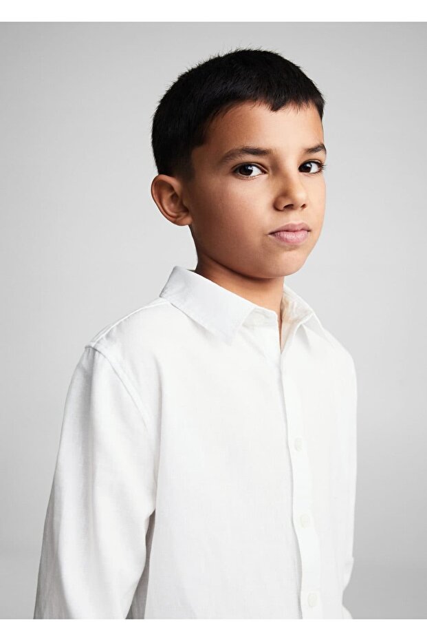 Regular fit pamuklu gömlek - 6