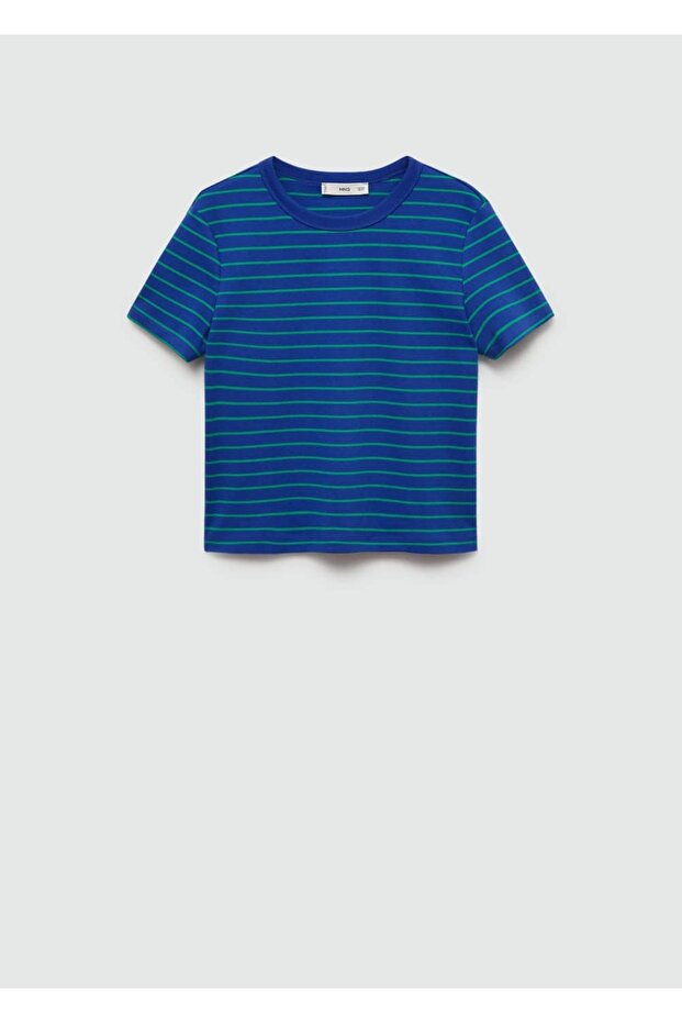 Gestreiftes Baumwoll-T-Shirt - 3