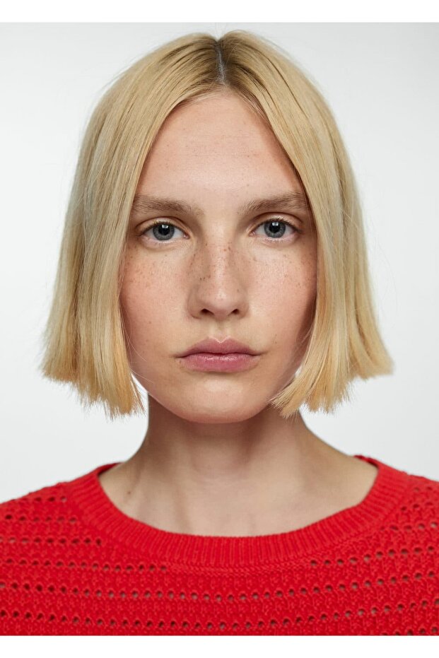 Strickpullover mit durchbrochenem Detail - 5