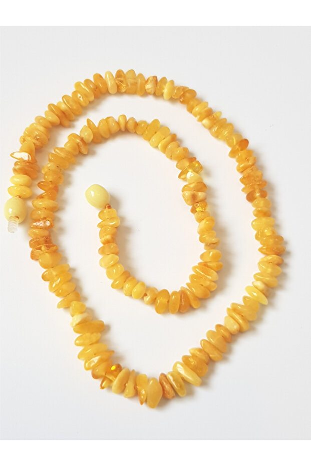 Drop Amber Milk Color Necklace 45 cm Certified Original