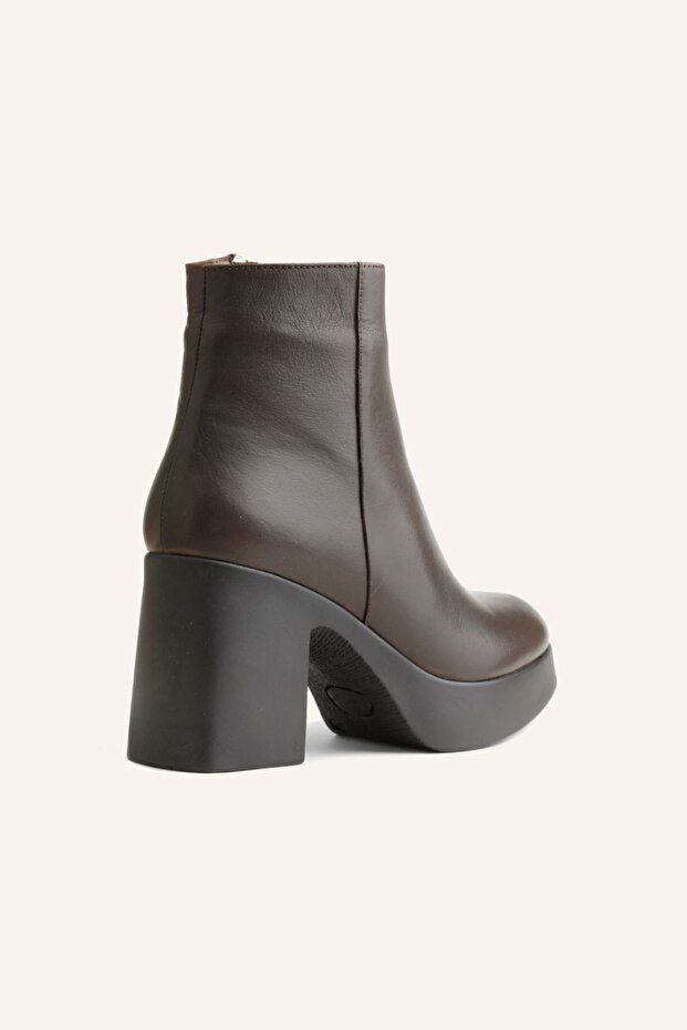 Kahve Loop Platform Topuklu Bot - 4