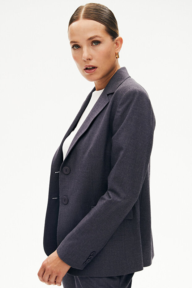 GRİ DÜĞMELİ CEKET - 2