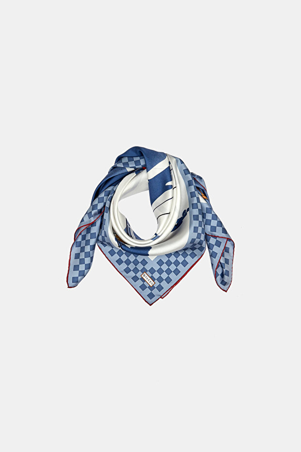 KIŞ TEMALI İPEK EŞARP - 2