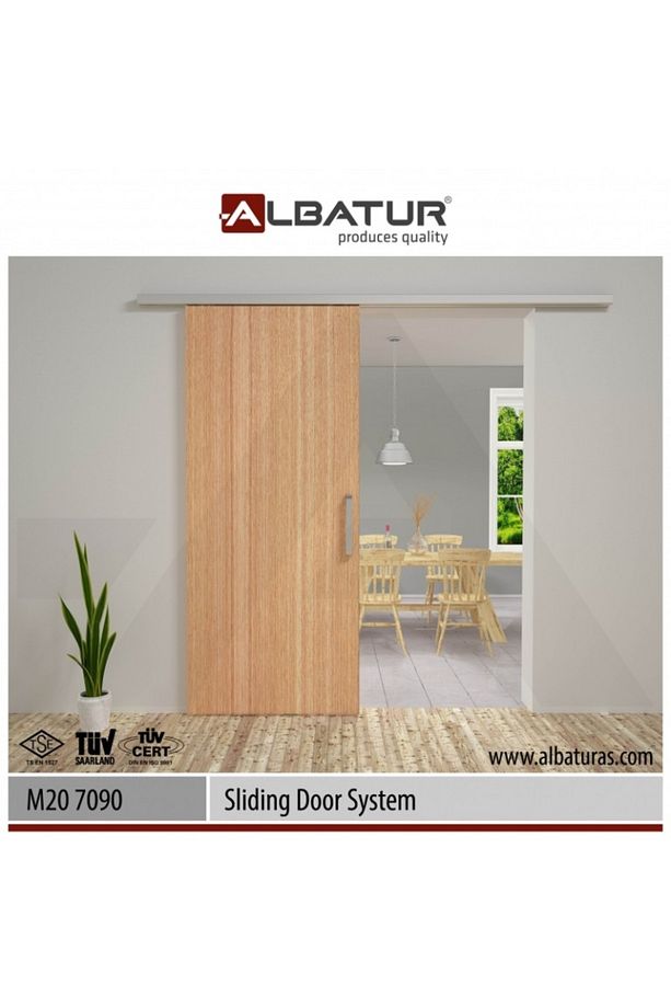 Sürme Kapı Sistemi M20 7090 - (80 KG 2 METRE RAY DAHİL.) - 1