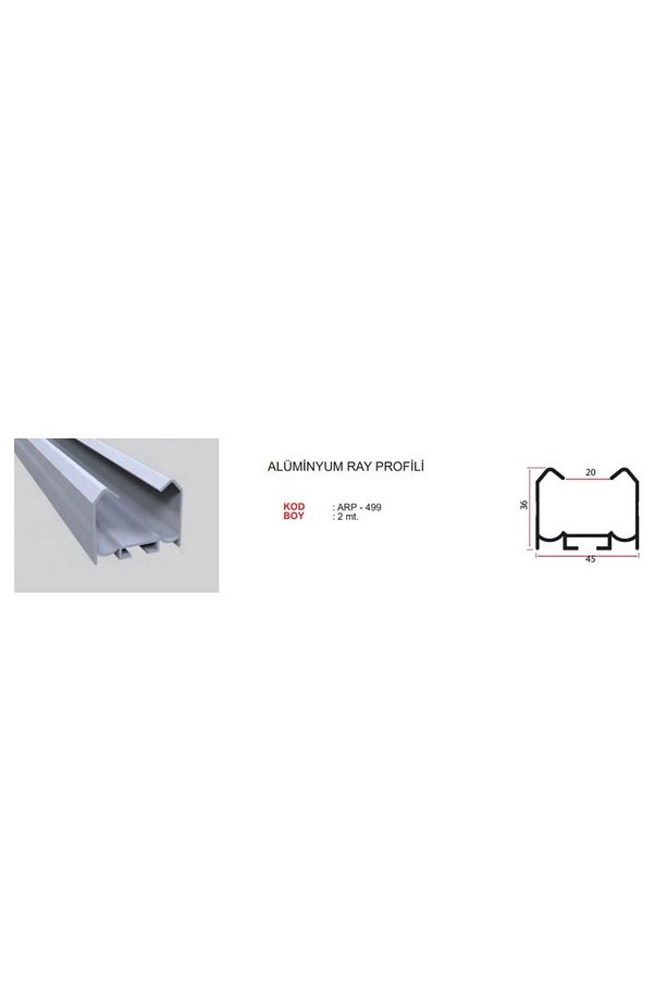 Sürme Kapı Sistemi M20 7090 - (80 KG 2 METRE RAY DAHİL.) - 4