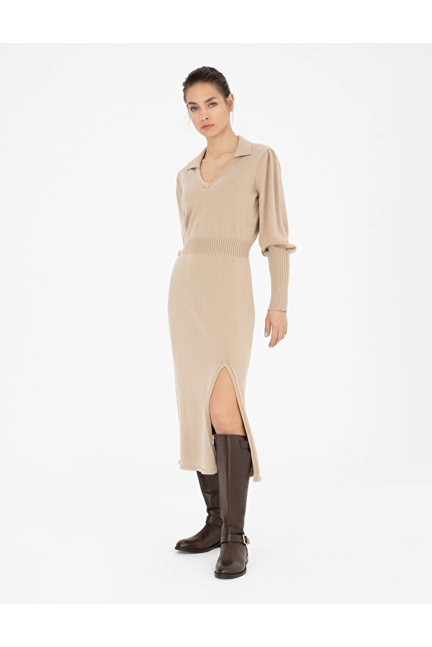 Cream Regular Fit Knitwear Dress 50280227 -Vr071