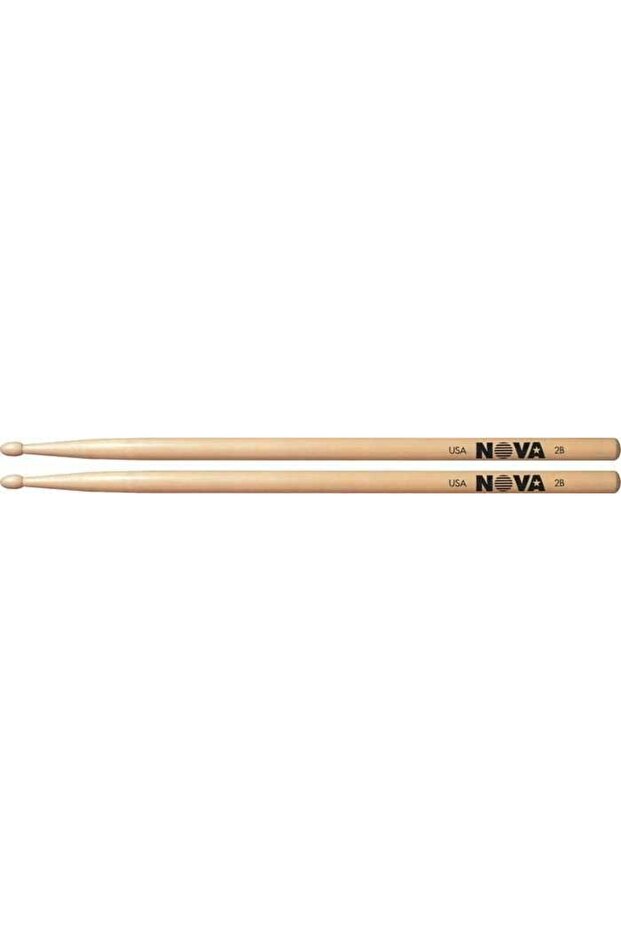 Vicfirth N2B Drum Sticks, New, Hickory, 16 1/4\"X0.625\", Short Drumsticks (Pair) Nova 2Bw