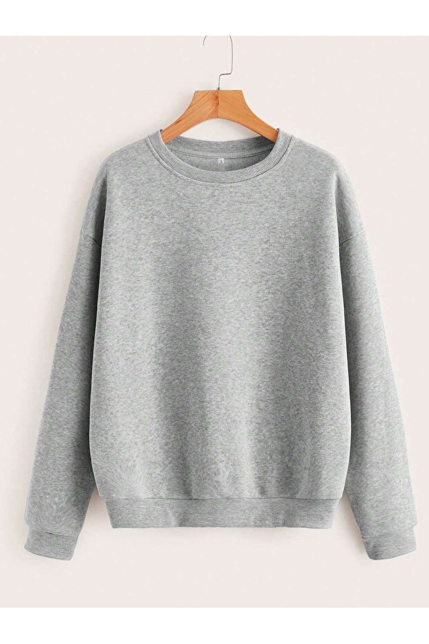 سويت شيرت برقبة دائرية كبيرة الحجم - 3