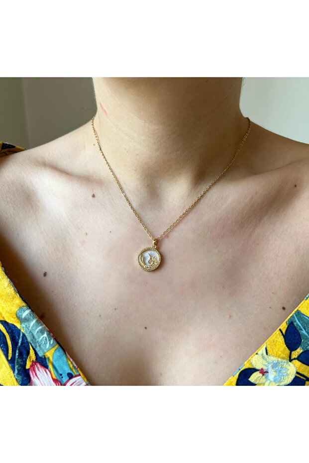 Çelik Unicorn Kolye - 3