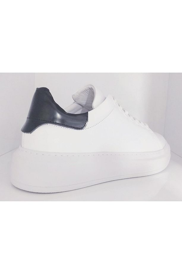3251 Footcap Erkek Hakiki Deri Yüksek Taban Sneaker Ayakkabı - 3