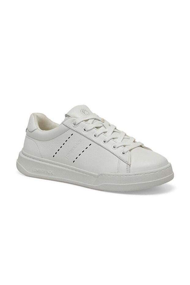 Lola Unisex Genuine Leather Casual Off-White Sneaker Shoes