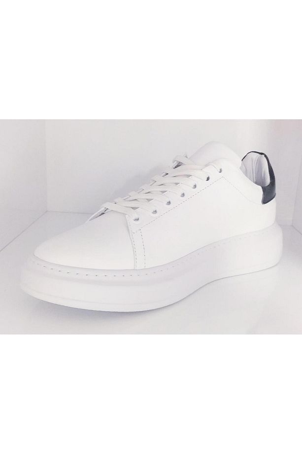 3251 Footcap Erkek Hakiki Deri Yüksek Taban Sneaker Ayakkabı - 5